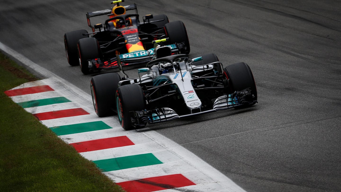Valtteri Bottas, Mercedes AMG F1 W09 at Formula One World Championship, Rd14, Italian Grand Prix,