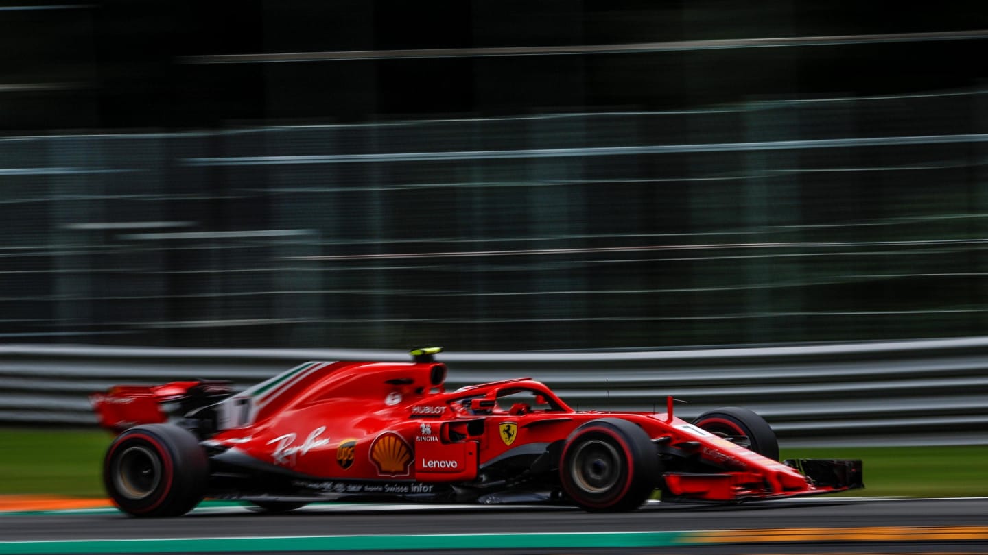 Kimi Raikkonen, Ferrari SF71H at Formula One World Championship, Rd14, Italian Grand Prix, Race,