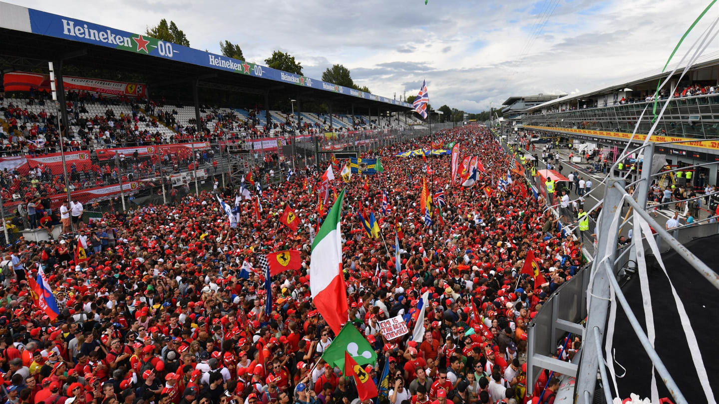 Fans at Formula One World Championship, Rd14, Italian Grand Prix, Race, Monza, Italy, Sunday 2 September 2018. © Jerry Andre/Sutton Images
