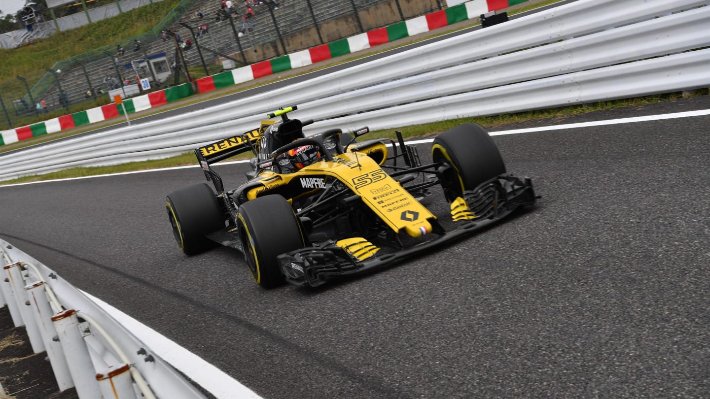 Carlos Sainz Jr, Renault Sport F1 Team R.S. 18 at Formula One World Championship, Rd17, Japanese