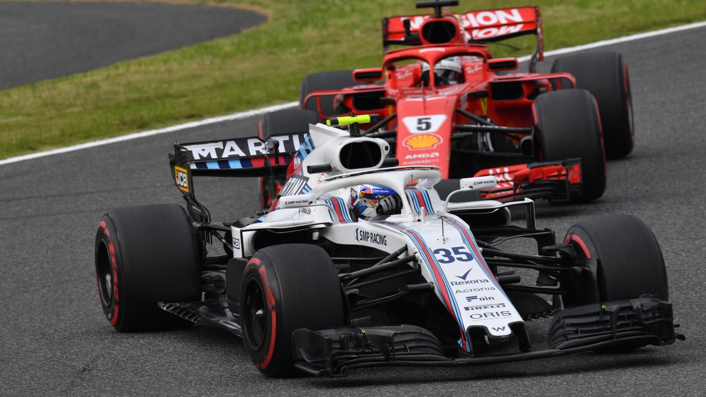 Sergey Sirotkin, Williams FW41 at Formula One World Championship, Rd17, Japanese Grand Prix, Practice, Suzuka, Japan, Friday 5 October 2018.