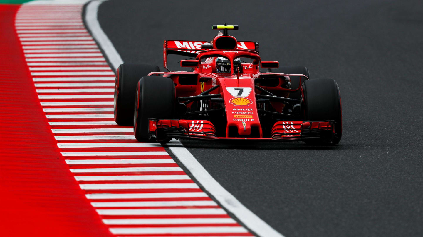 Kimi Raikkonen, Ferrari SF71H at Formula One World Championship, Rd17, Japanese Grand Prix,