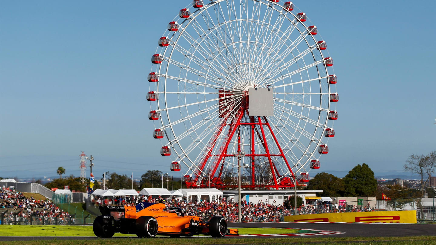 Stoffel Vandoorne, McLaren MCL33 at Formula One World Championship, Rd17, Japanese Grand Prix,