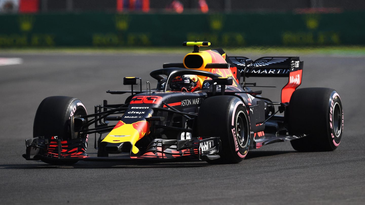 Max Verstappen, Red Bull Racing RB14 at Formula One World Championship, Rd19, Mexican Grand Prix,