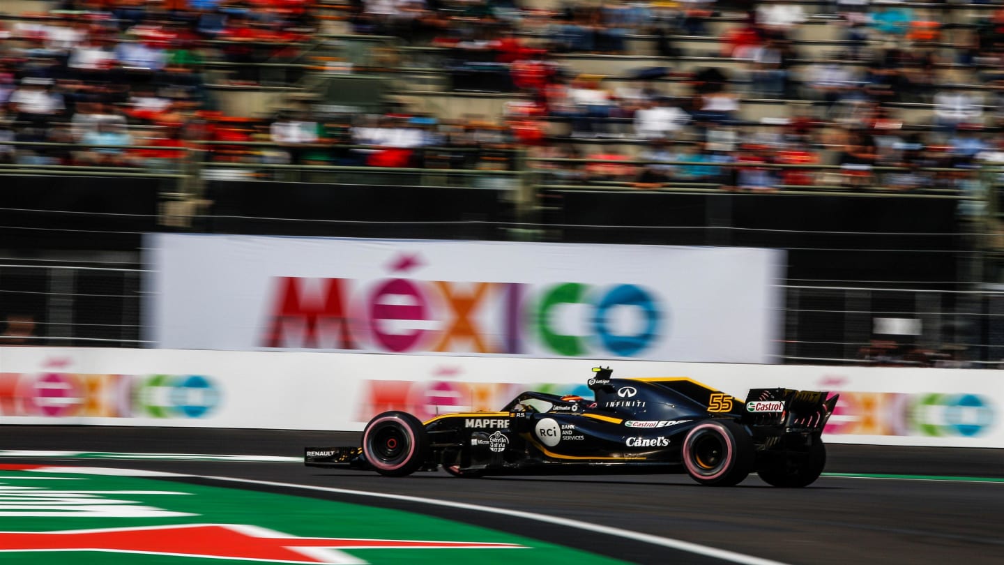 Carlos Sainz Jr, Renault Sport F1 Team R.S. 18 at Formula One World Championship, Rd19, Mexican