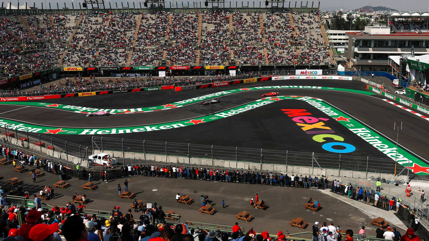 Romain Grosjean, Haas F1 Team VF-18 at Formula One World Championship, Rd19, Mexican Grand Prix,