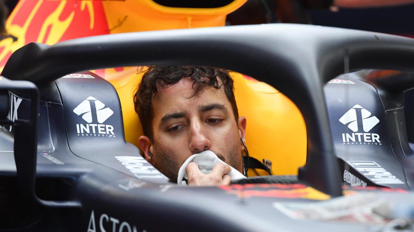 Daniel Ricciardo, Red Bull Racing RB14 at Formula One World Championship, Rd19, Mexican Grand Prix,