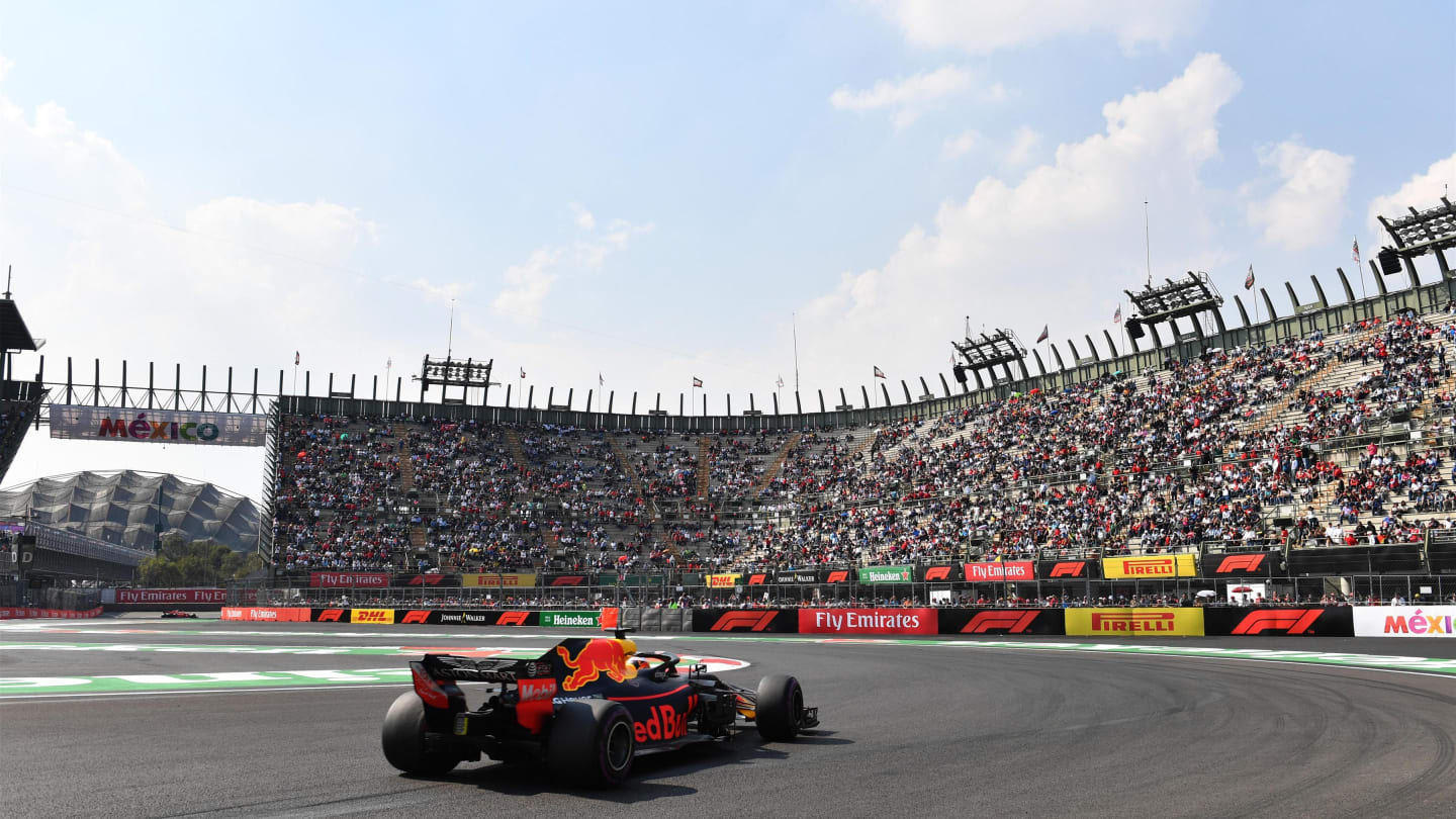 Daniel Ricciardo, Red Bull Racing RB14 at Formula One World Championship, Rd19, Mexican Grand Prix,