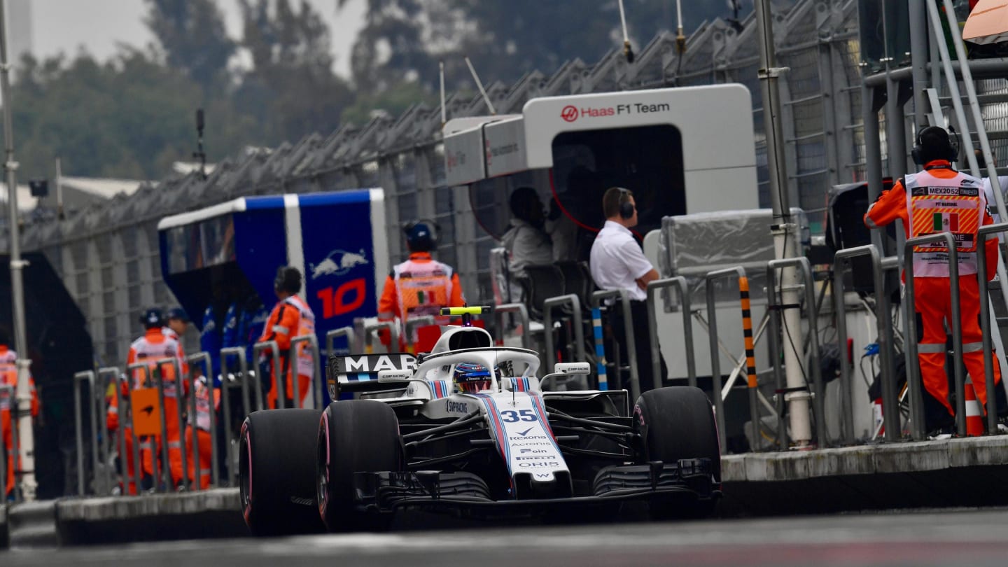 Sergey Sirotkin, Williams FW41 at Formula One World Championship, Rd19, Mexican Grand Prix, Qualifying, Circuit Hermanos Rodriguez, Mexico City, Mexico, Saturday 27 October 2018.