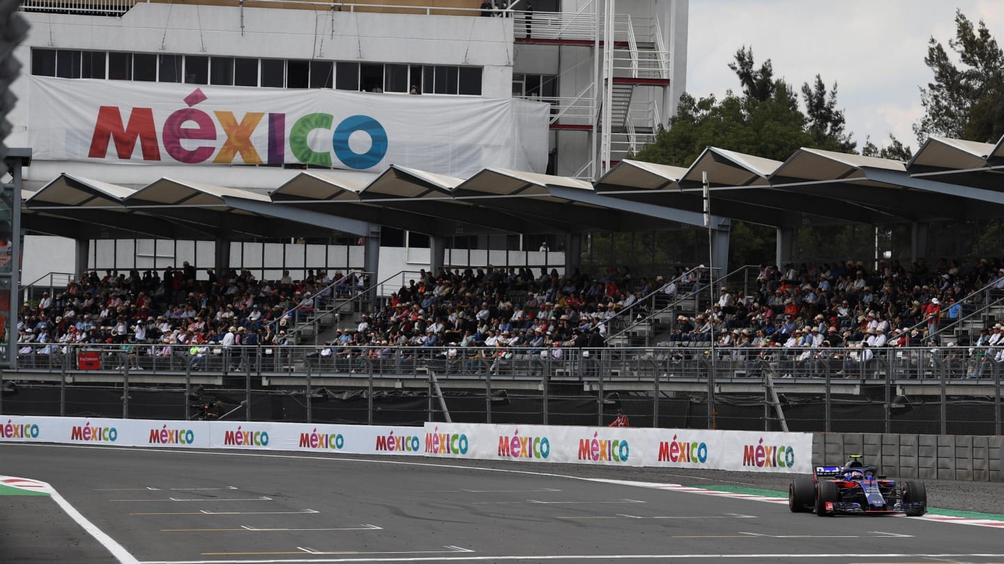 Pierre Gasly, Scuderia Toro Rosso STR13 at Formula One World Championship, Rd19, Mexican Grand