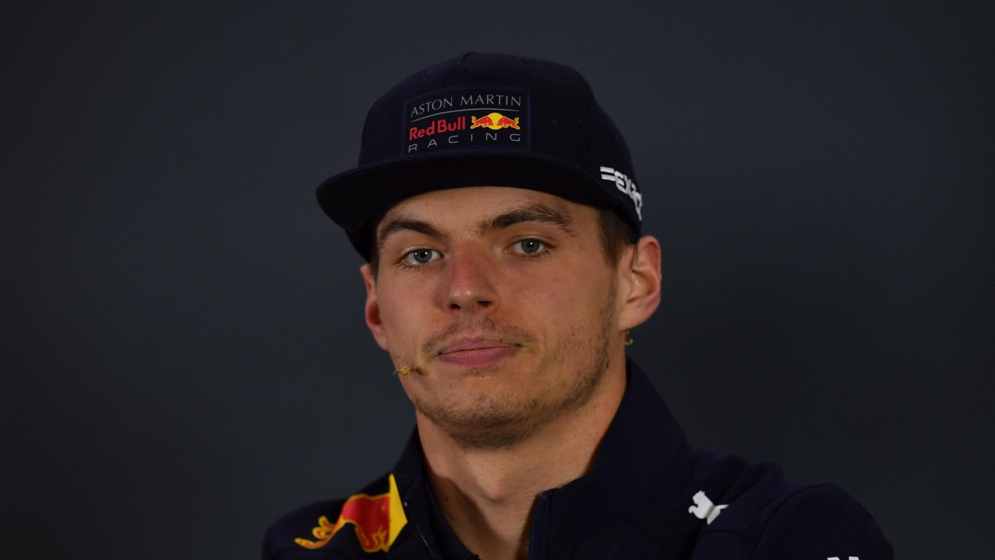 Max Verstappen, Red Bull Racing in Press Conference at Formula One World Championship, Rd19,
