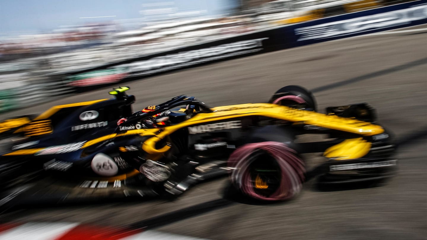 Carlos Sainz jr (ESP) Renault Sport F1 Team RS18 at Formula One World Championship, Rd6, Monaco