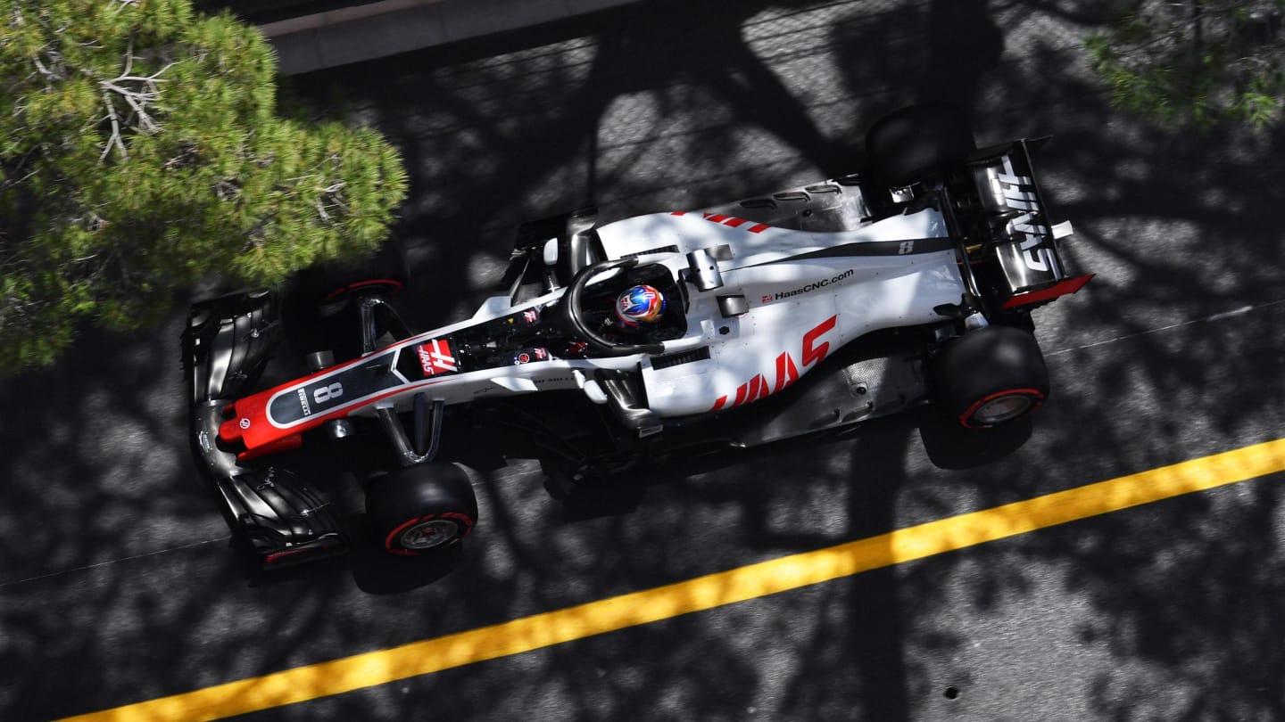 Romain Grosjean (FRA) Haas VF-18 at Formula One World Championship, Rd6, Monaco Grand Prix, Qualifying, Monte-Carlo, Monaco, Saturday 26 May 2018. © Jerry Andre/Sutton Images