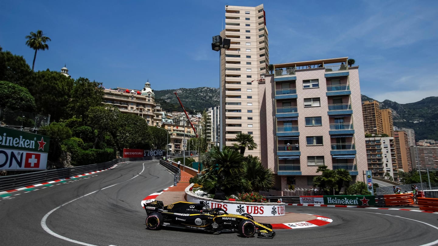 Nico Hulkenberg (GER) Renault Sport F1 Team RS18 at Formula One World Championship, Rd6, Monaco Grand Prix, Qualifying, Monte-Carlo, Monaco, Saturday 26 May 2018. © Manuel Goria/Sutton Images