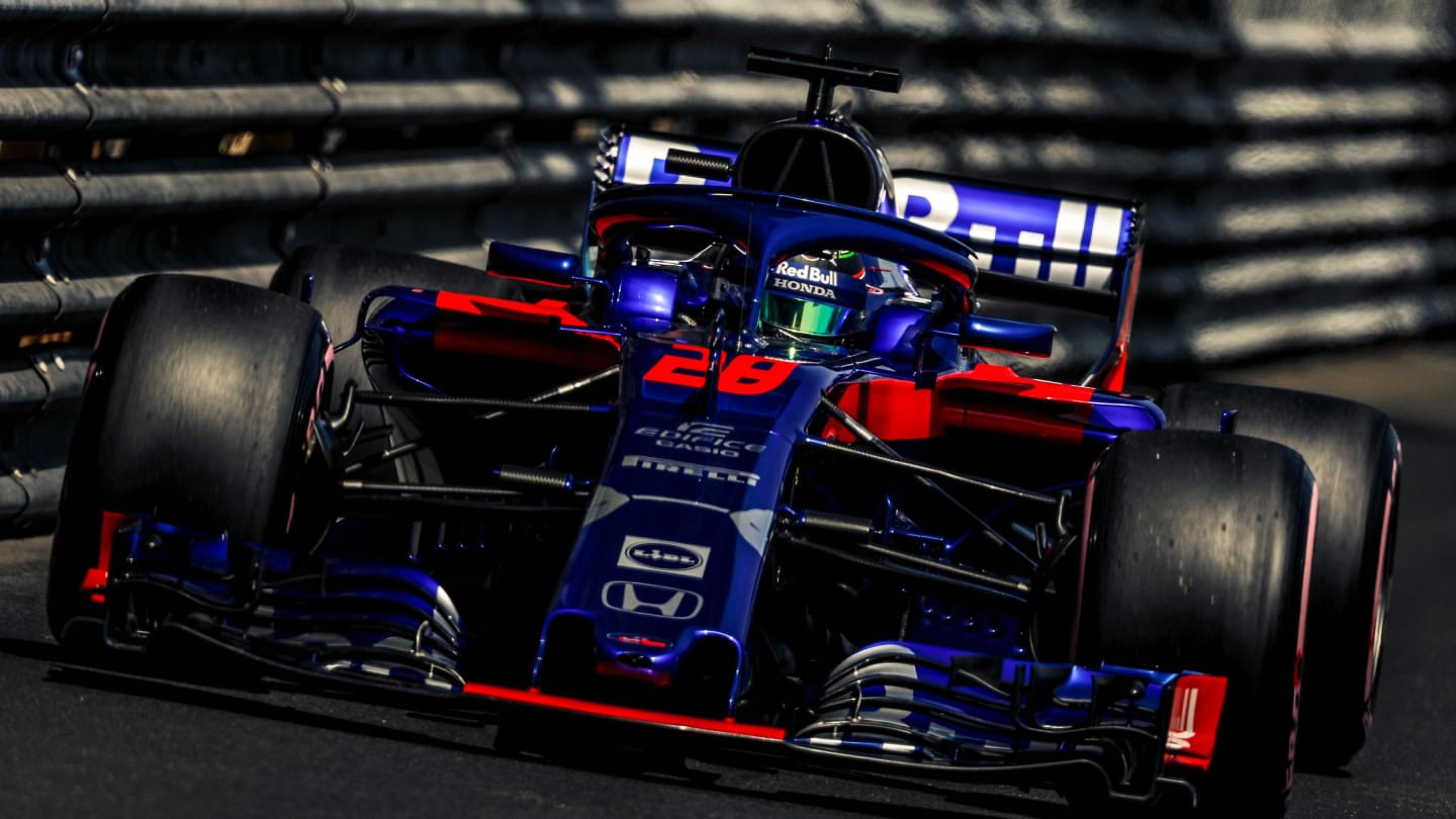 Brendon Hartley (NZL) Scuderia Toro Rosso STR13 at Formula One World Championship, Rd6, Monaco