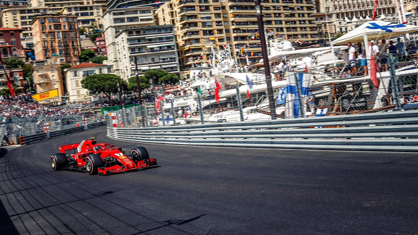 Kimi Raikkonen (FIN) Ferrari SF-71H at Formula One World Championship, Rd6, Monaco Grand Prix, Qualifying, Monte-Carlo, Monaco, Saturday 26 May 2018. © Manuel Goria/Sutton Images