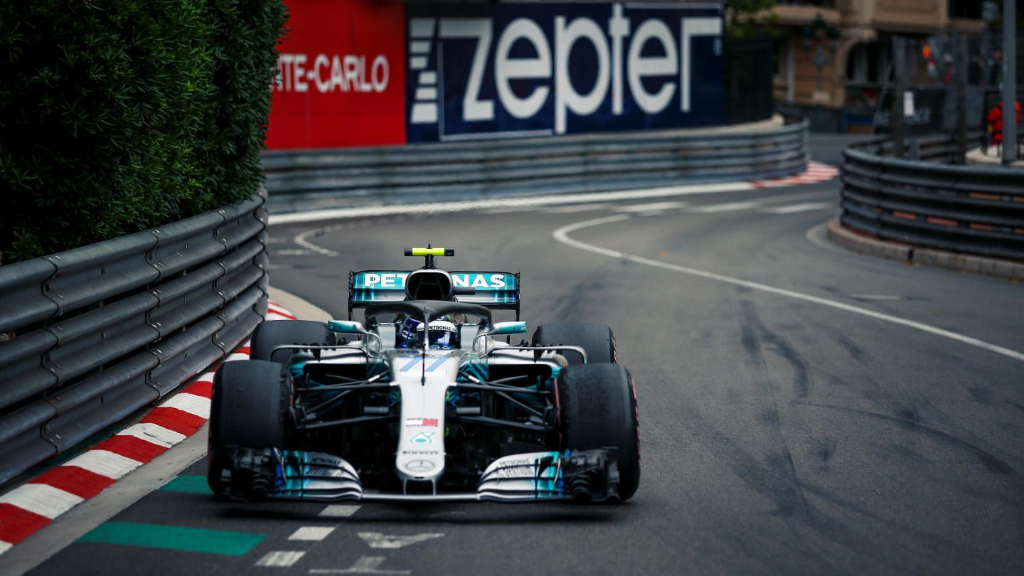 Valtteri Bottas (FIN) Mercedes-AMG F1 W09 EQ Power+ at Formula One World Championship, Rd6, Monaco
