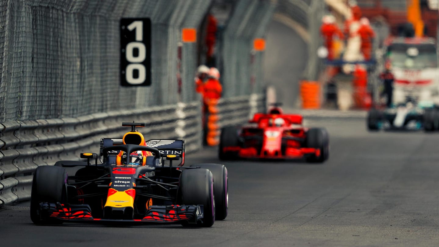 Daniel Ricciardo (AUS) Red Bull Racing RB14 at Formula One World Championship, Rd6, Monaco Grand