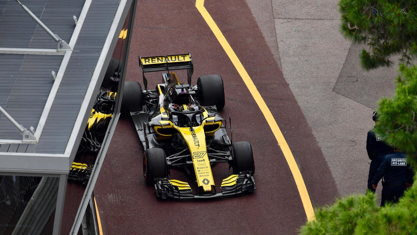 Nico Hulkenberg (GER) Renault Sport F1 Team RS18 at Formula One World Championship, Rd6, Monaco