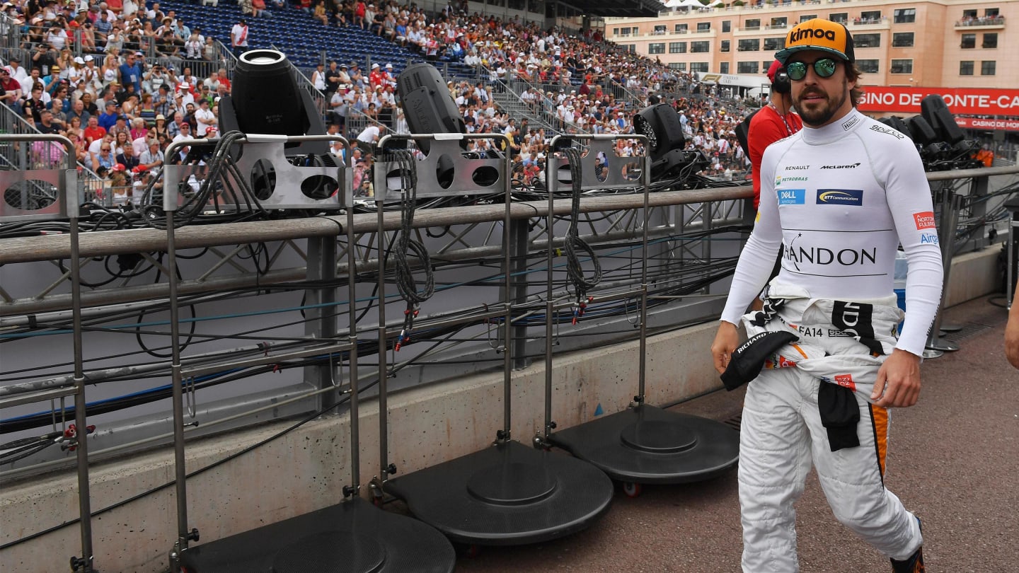 Fernando Alonso (ESP) McLaren at Formula One World Championship, Rd6, Monaco Grand Prix, Race, Monte-Carlo, Monaco, Sunday 27 May 2018. © Mark Sutton/Sutton Images