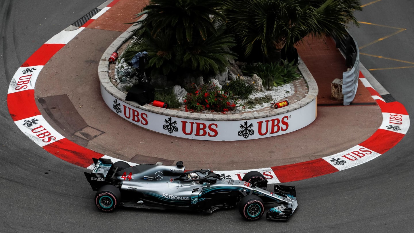 Lewis Hamilton (GBR) Mercedes-AMG F1 W09 EQ Power+ at Formula One World Championship, Rd6, Monaco Grand Prix, Race, Monte-Carlo, Monaco, Sunday 27 May 2018. © Manuel Goria/Sutton Images