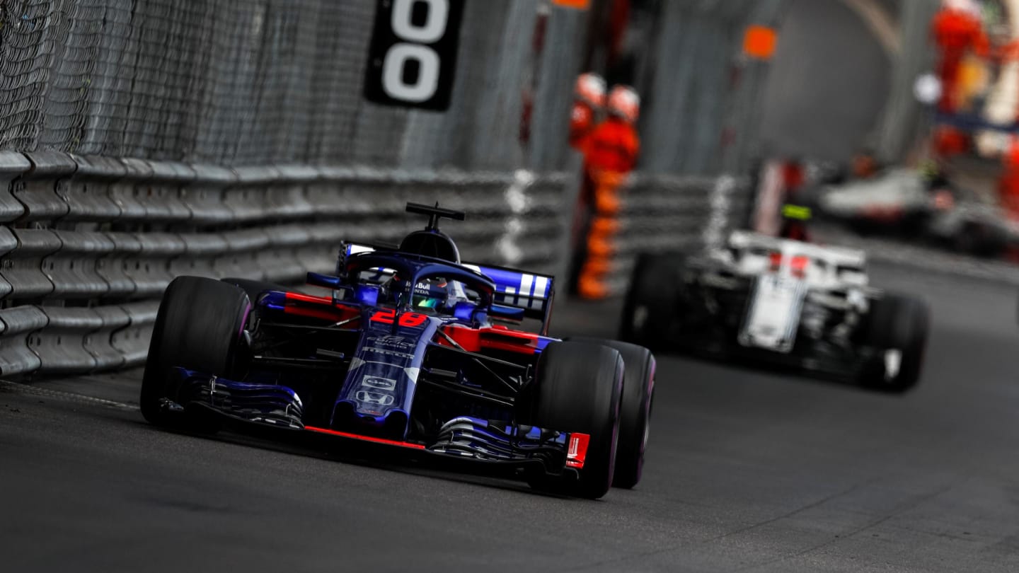 Brendon Hartley (NZL) Scuderia Toro Rosso STR13 at Formula One World Championship, Rd6, Monaco Grand Prix, Race, Monte-Carlo, Monaco, Sunday 27 May 2018. © Manuel Goria/Sutton Images