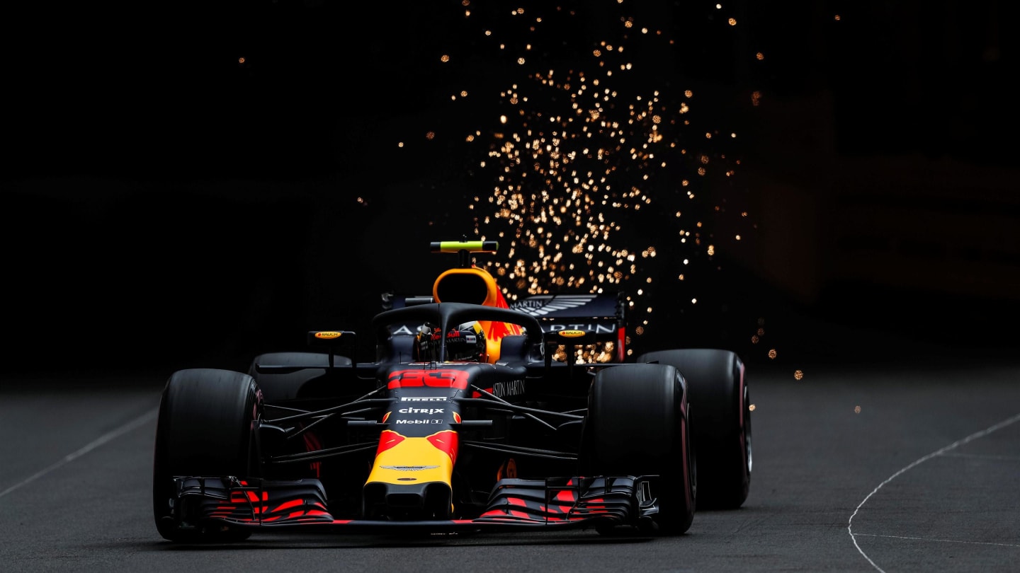Max Verstappen (NED) Red Bull Racing RB14 at Formula One World Championship, Rd6, Monaco Grand Prix, Practice, Monte-Carlo, Monaco, Thursday 24 May 2018. © Manuel Goria/Sutton Images