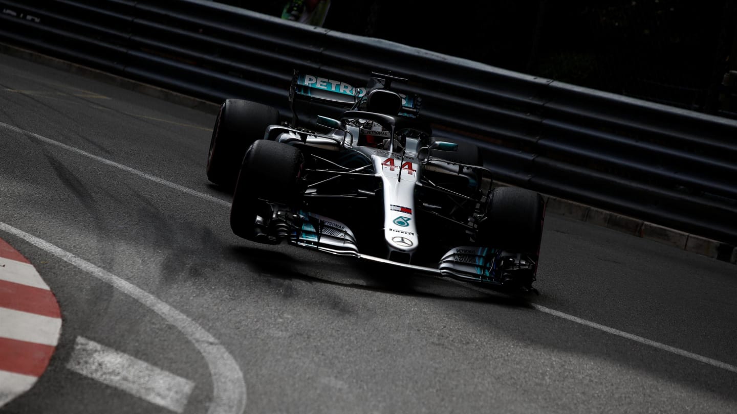 Lewis Hamilton (GBR) Mercedes-AMG F1 W09 EQ Power+ at Formula One World Championship, Rd6, Monaco Grand Prix, Practice, Monte-Carlo, Monaco, Thursday 24 May 2018. © Manuel Goria/Sutton Images