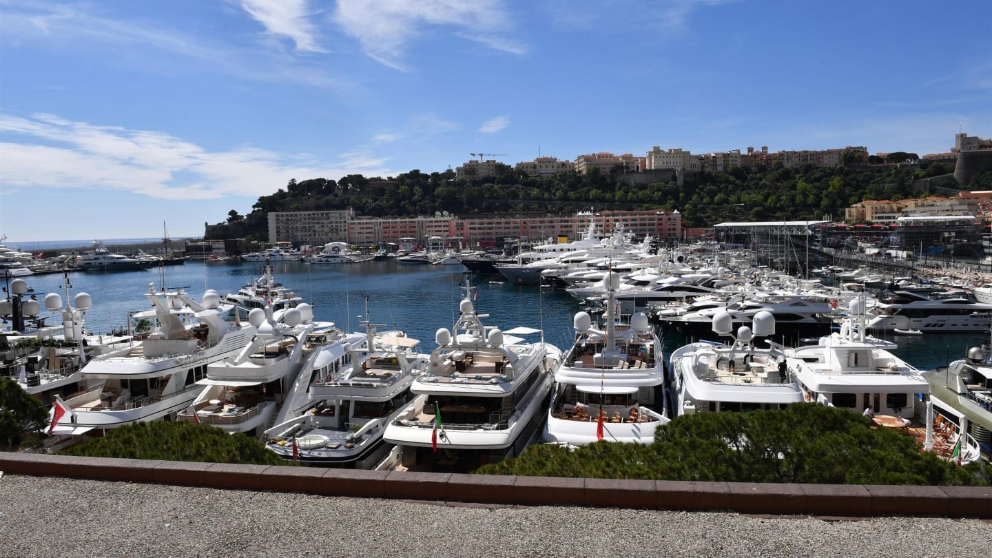 Boats in the Harbour at Formula One World Championship, Rd6, Monaco Grand Prix, Preparations, Monte-Carlo, Monaco, Wednesday 23 May 2018. © Mark Sutton/Sutton Images