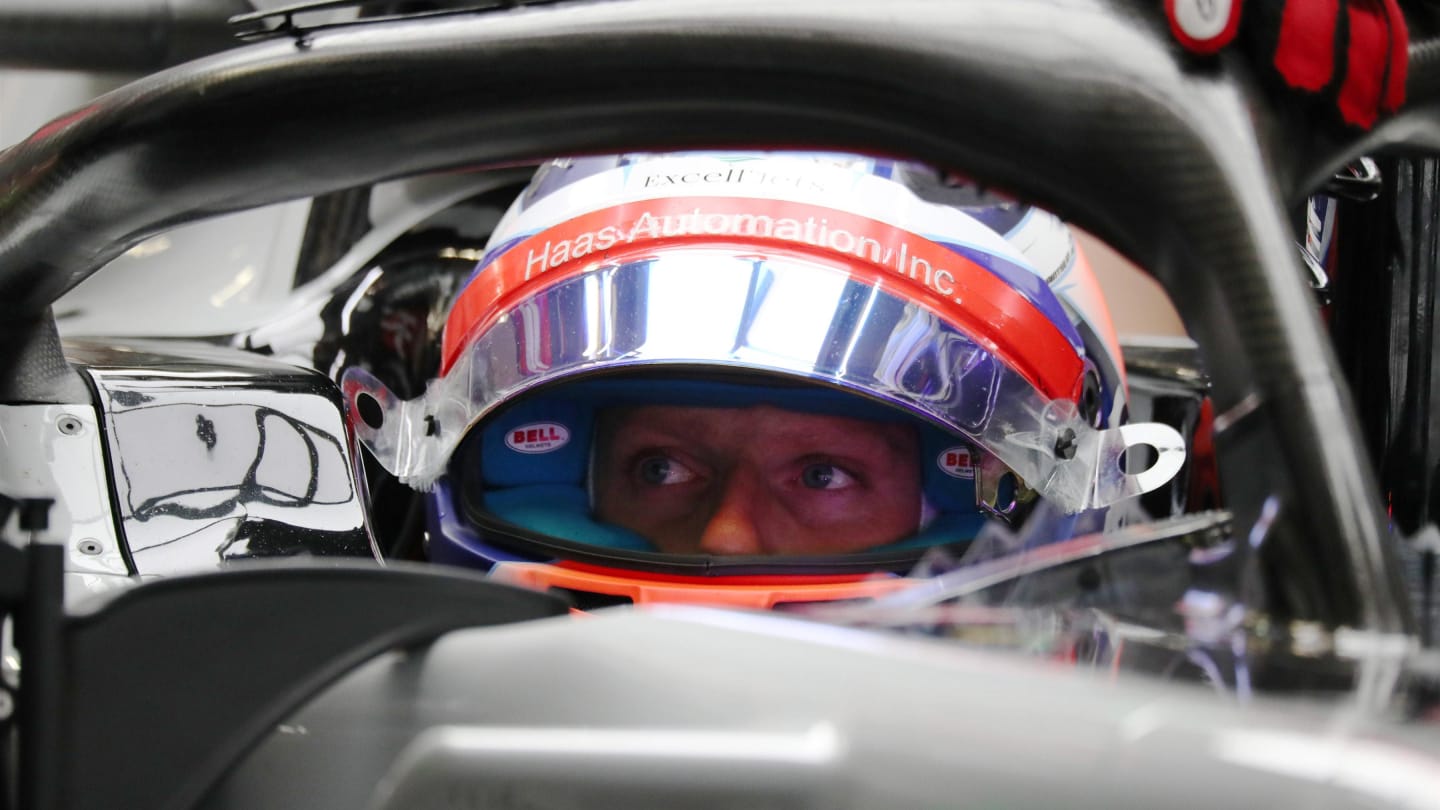 Romain Grosjean, Haas F1 Team VF-18 at Formula One World Championship, Rd16, Russian Grand Prix, Practice, Sochi Autodrom, Sochi, Krasnodar Krai, Russia, Friday 28 September 2018.