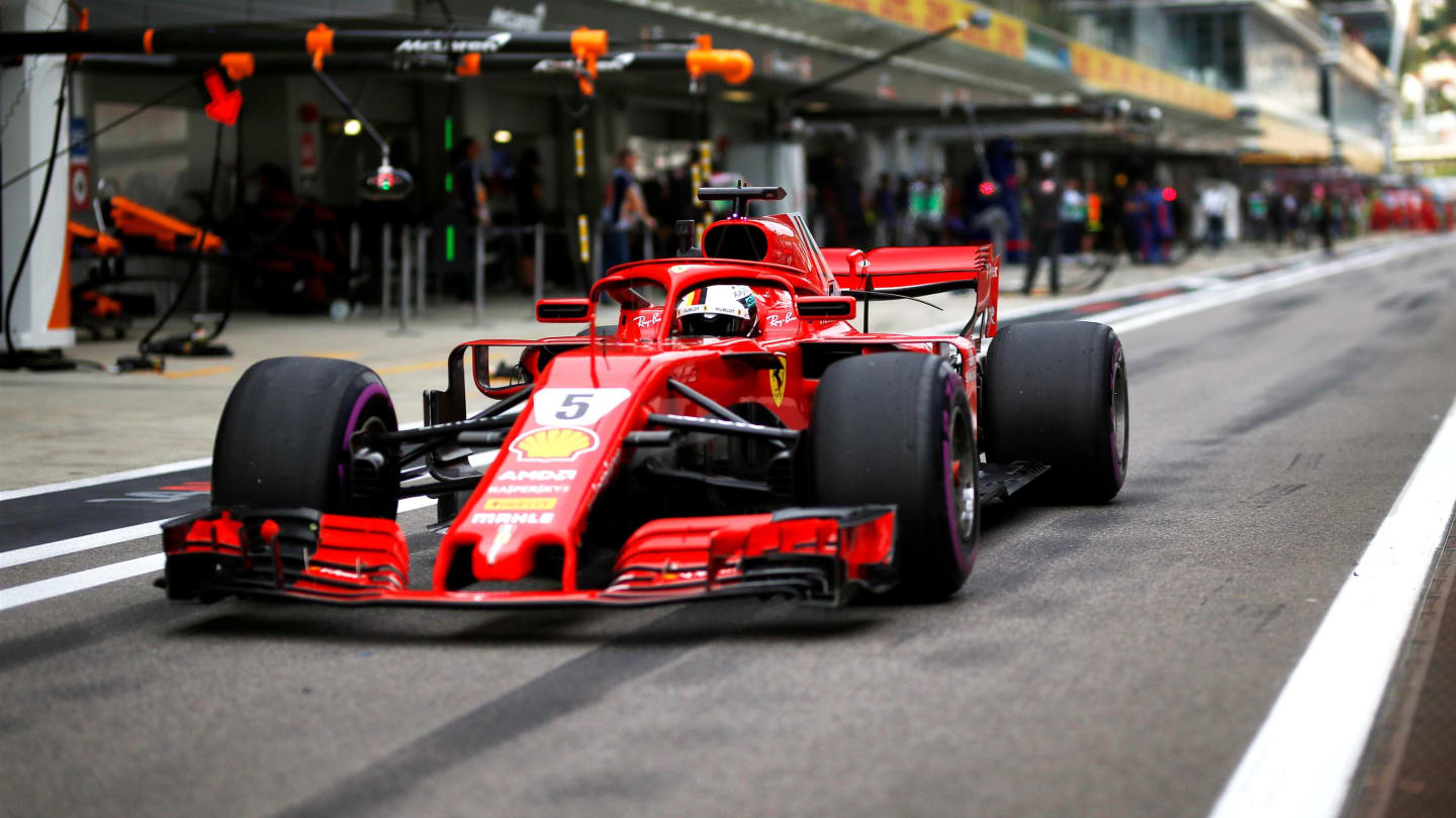 Sebastian Vettel, Ferrari SF71H at Formula One World Championship, Rd16, Russian Grand Prix,