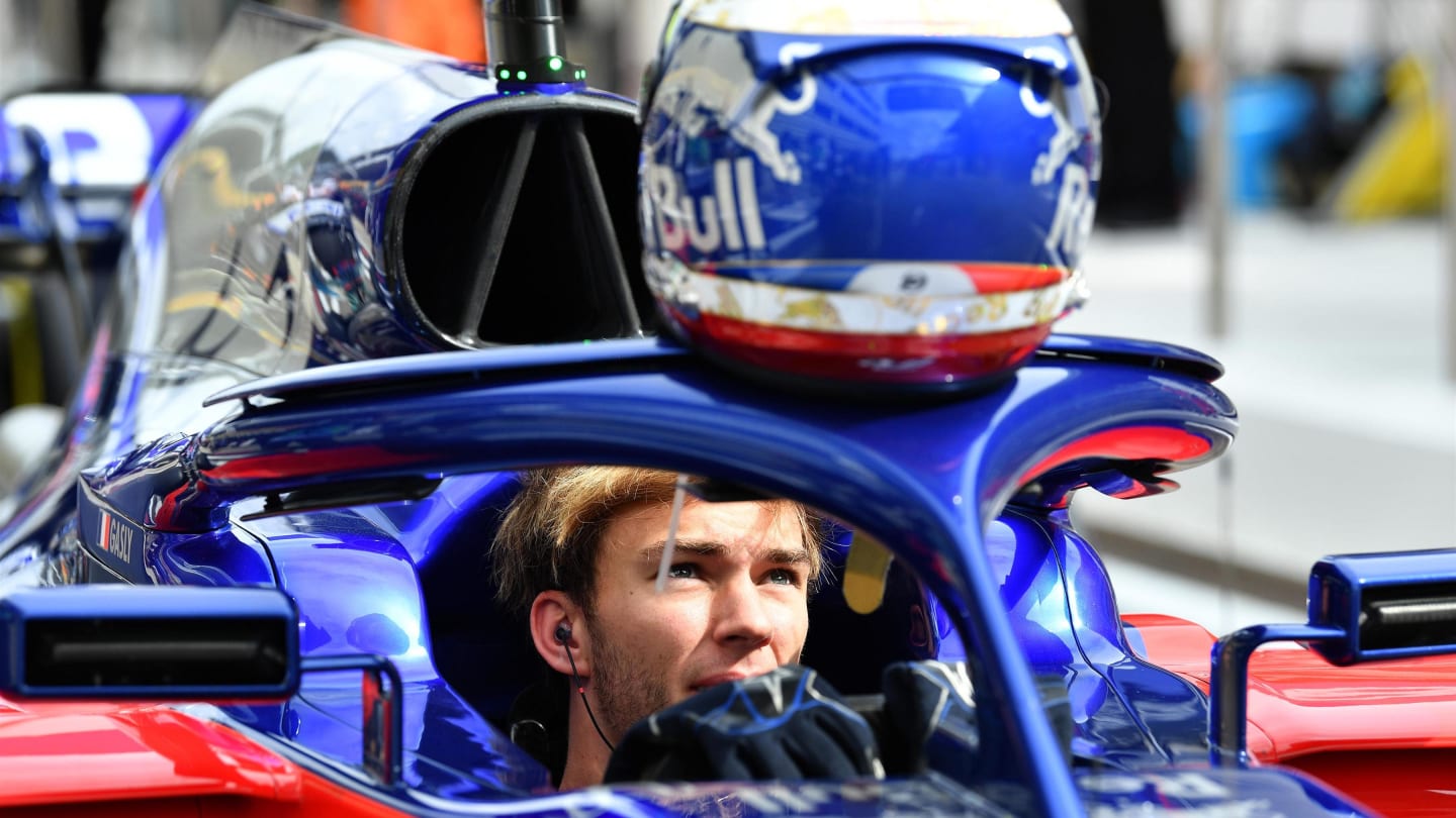 Pierre Gasly, Scuderia Toro Rosso STR13 at Formula One World Championship, Rd16, Russian Grand