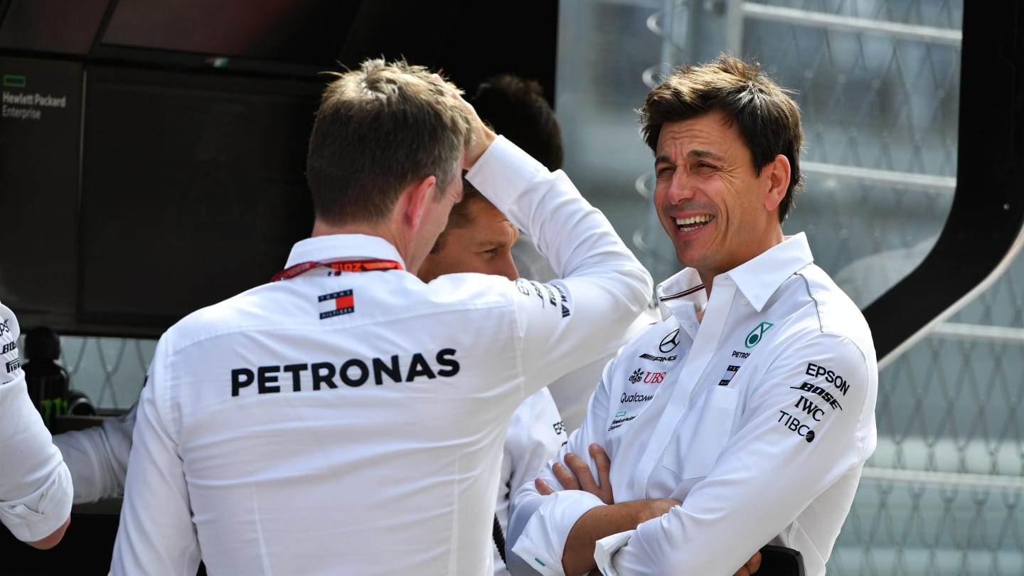 Toto Wolff, Mercedes AMG F1 Director of Motorsport at Formula One World Championship, Rd16, Russian