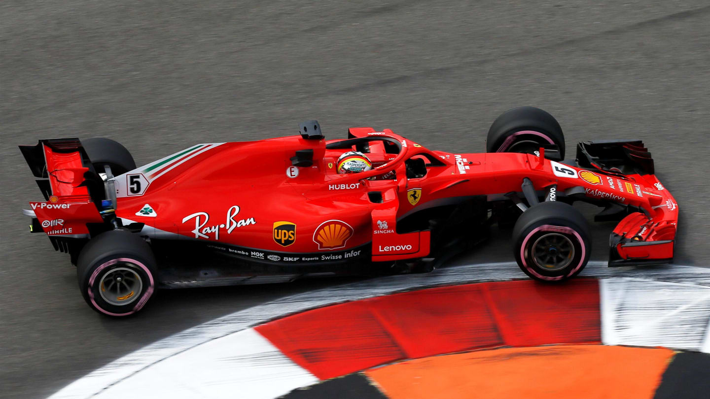 Sebastian Vettel, Ferrari SF71H at Formula One World Championship, Rd16, Russian Grand Prix,