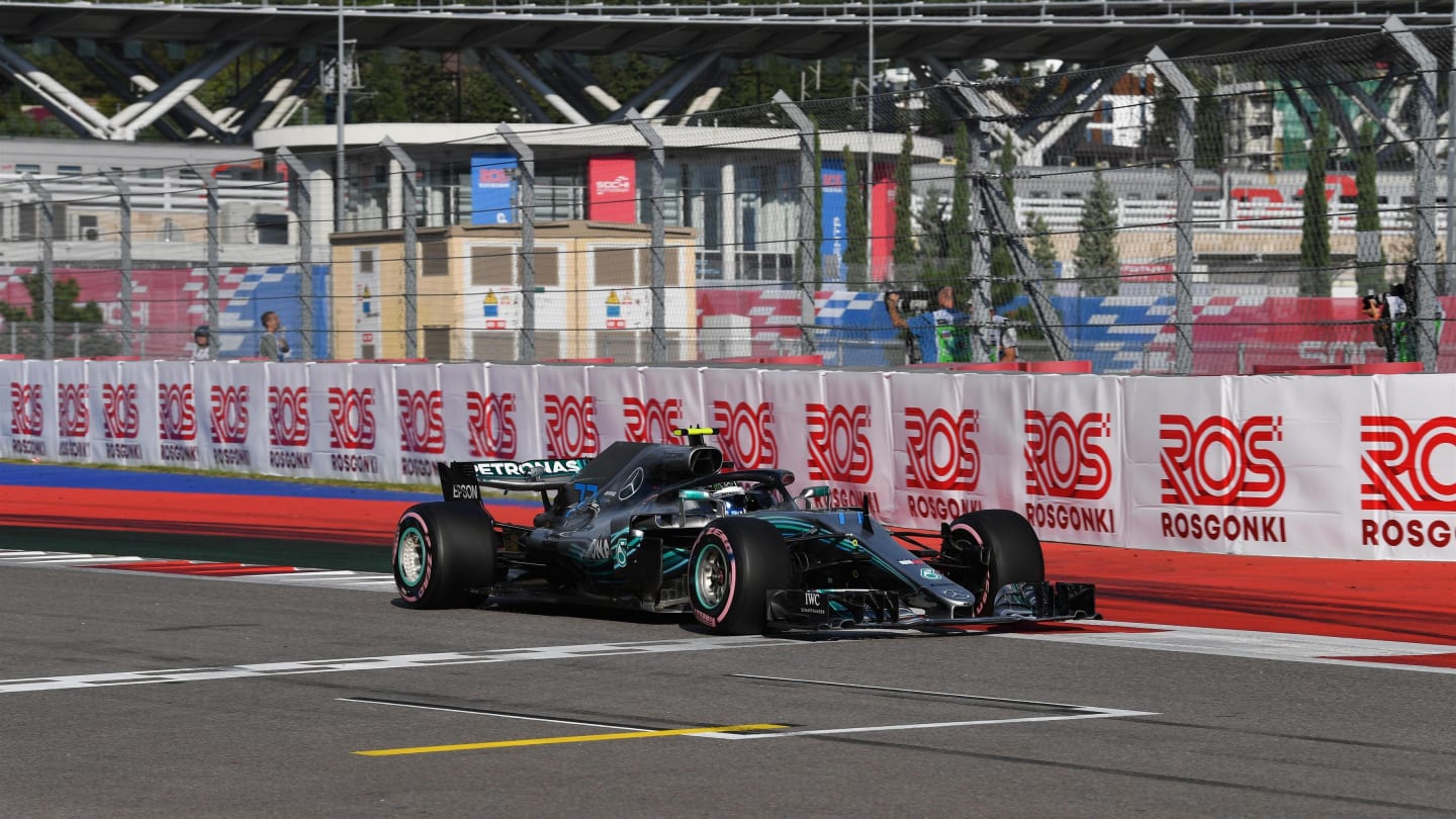 Valtteri Bottas, Mercedes-AMG F1 W09 EQ Power+ at Formula One World Championship, Rd16, Russian