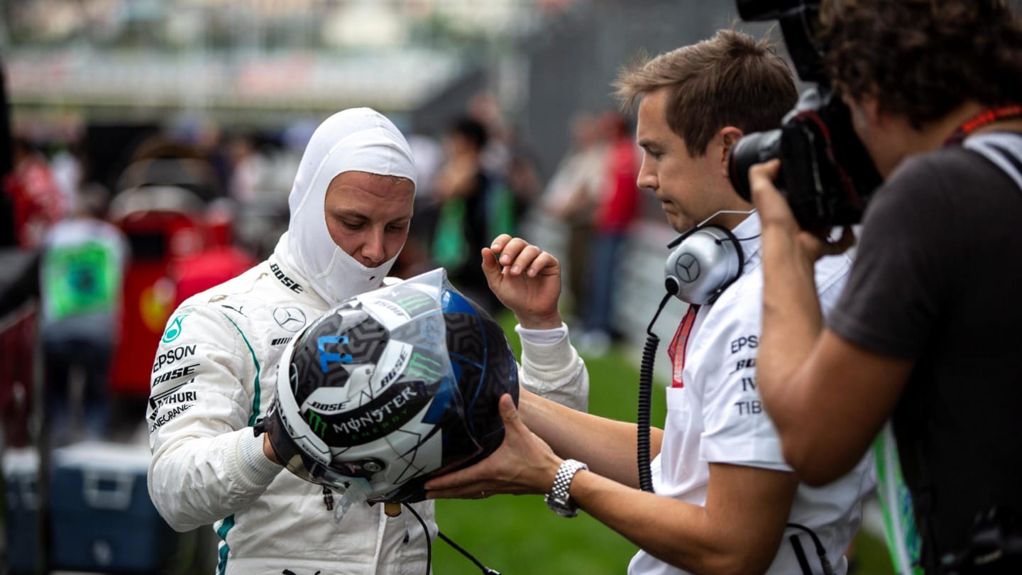 Valtteri Bottas, Mercedes AMG F1 on the grid at Formula One World Championship, Rd16, Russian Grand