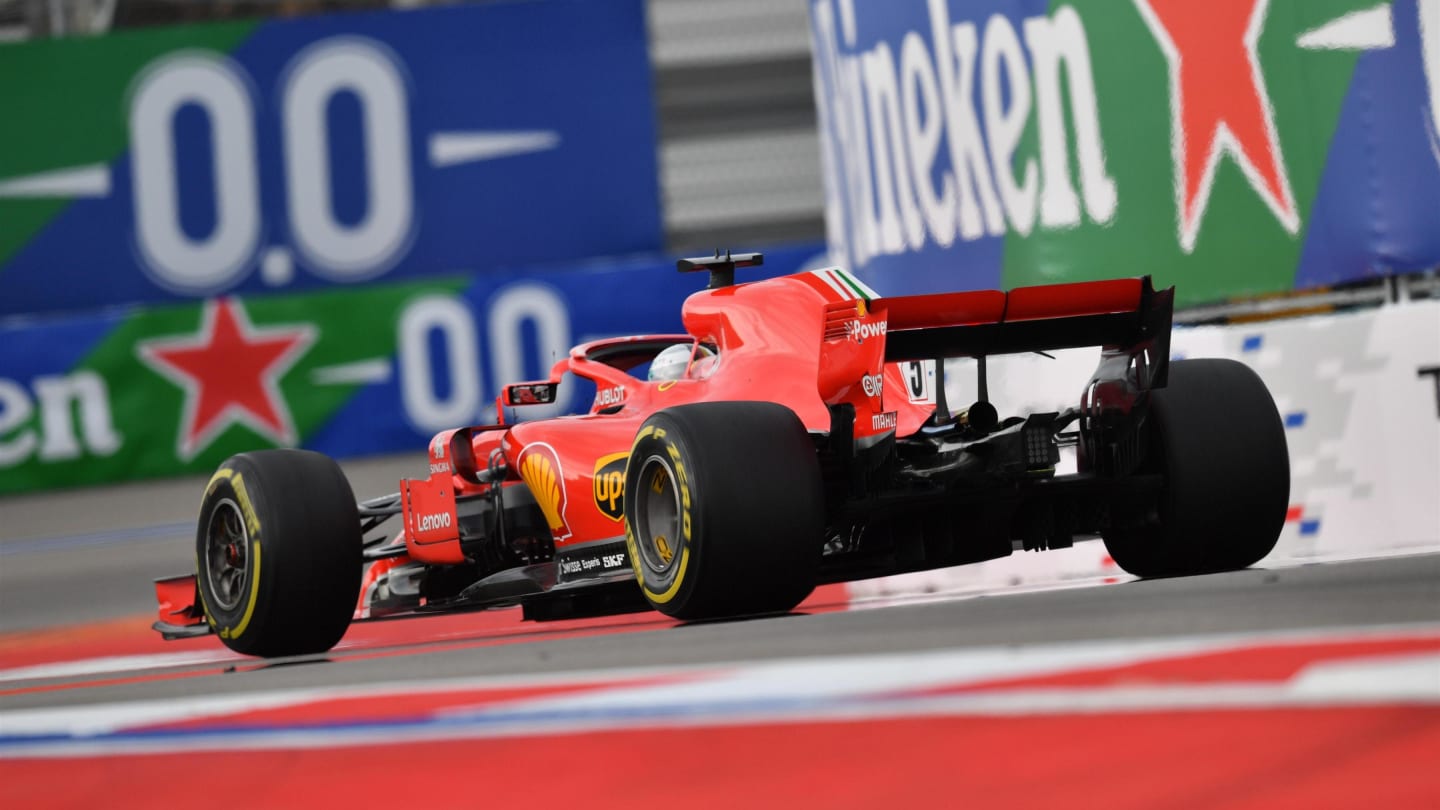 Sebastian Vettel, Ferrari SF71H at Formula One World Championship, Rd16, Russian Grand Prix, Race,