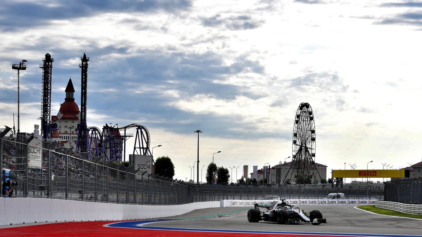 Lewis Hamilton, Mercedes-AMG F1 W09 EQ Power+ at Formula One World Championship, Rd16, Russian
