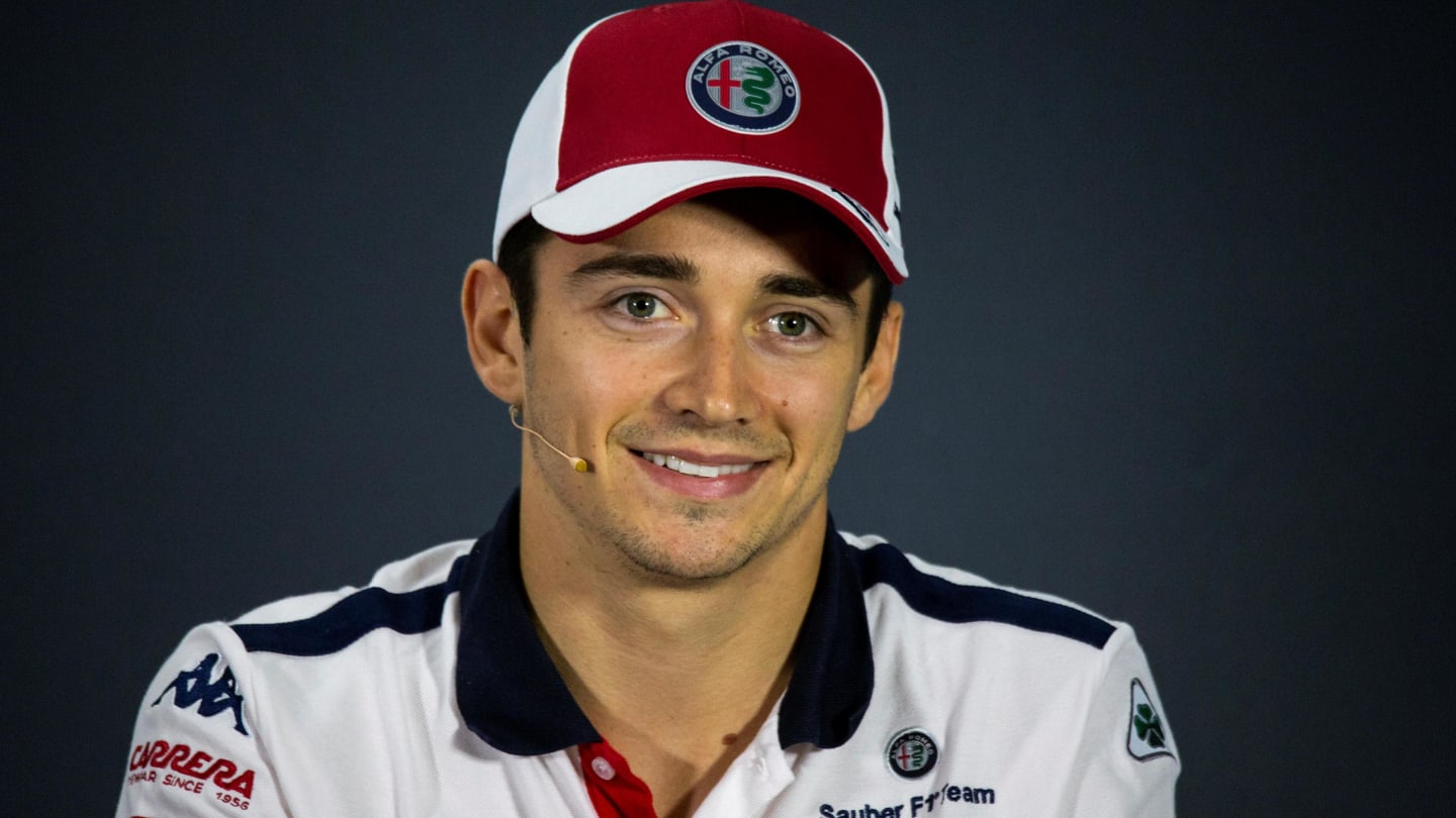 Charles Leclerc, Alfa Romeo Sauber F1 Team in Press Conference at Formula One World Championship,