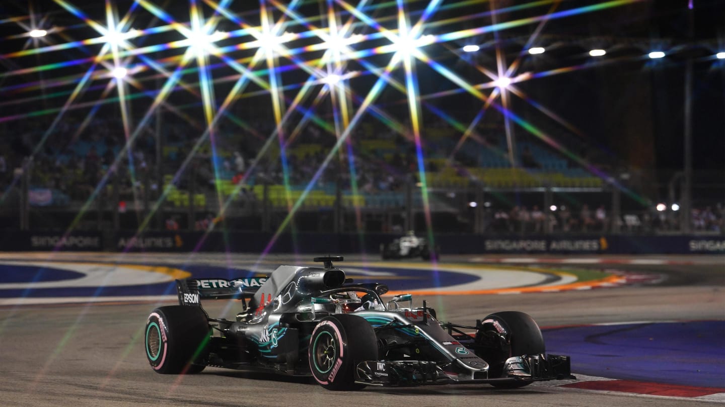 Lewis Hamilton, Mercedes-AMG F1 W09 EQ Power+ at Formula One World Championship, Rd15, Singapore