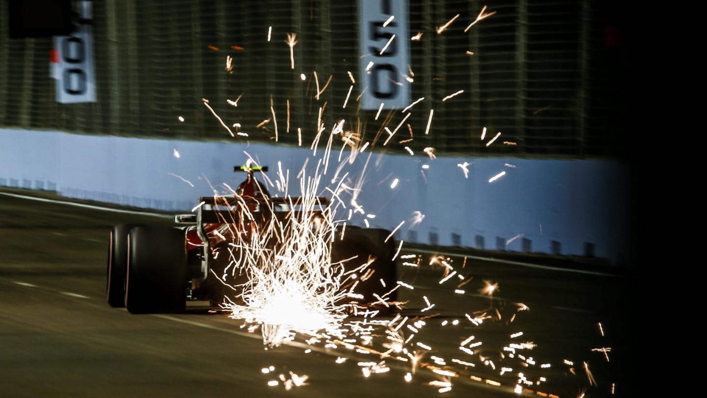Charles Leclerc, Alfa Romeo Sauber C37 at Formula One World Championship, Rd15, Singapore Grand