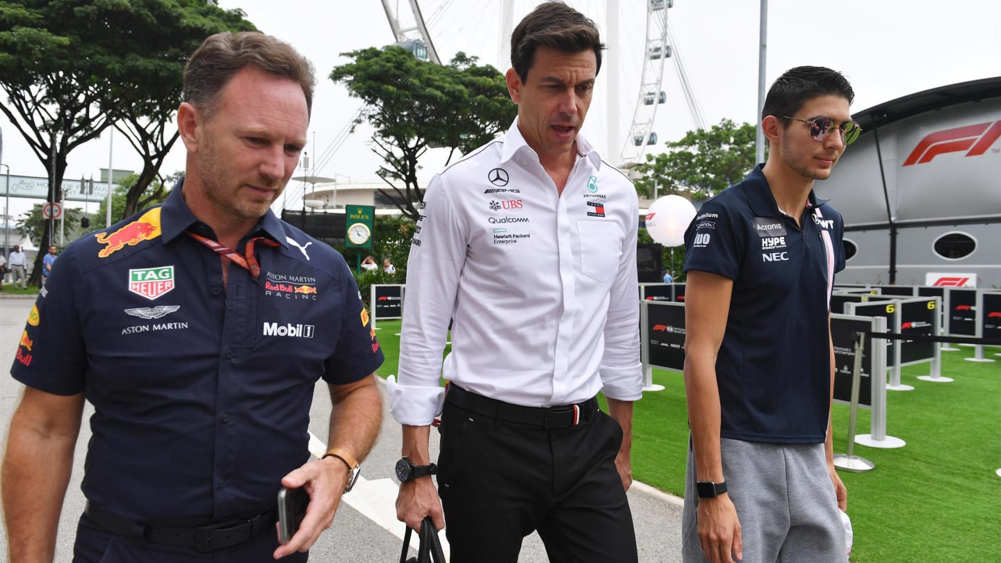 Christian Horner, Red Bull Racing Team Principal, Toto Wolff, Mercedes AMG F1 Director of