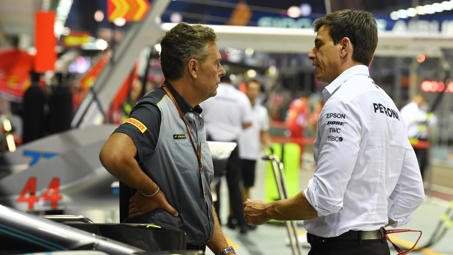 Toto Wolff, Mercedes AMG F1 Director of Motorsport and Toto Wolff, Mercedes AMG F1 Director of