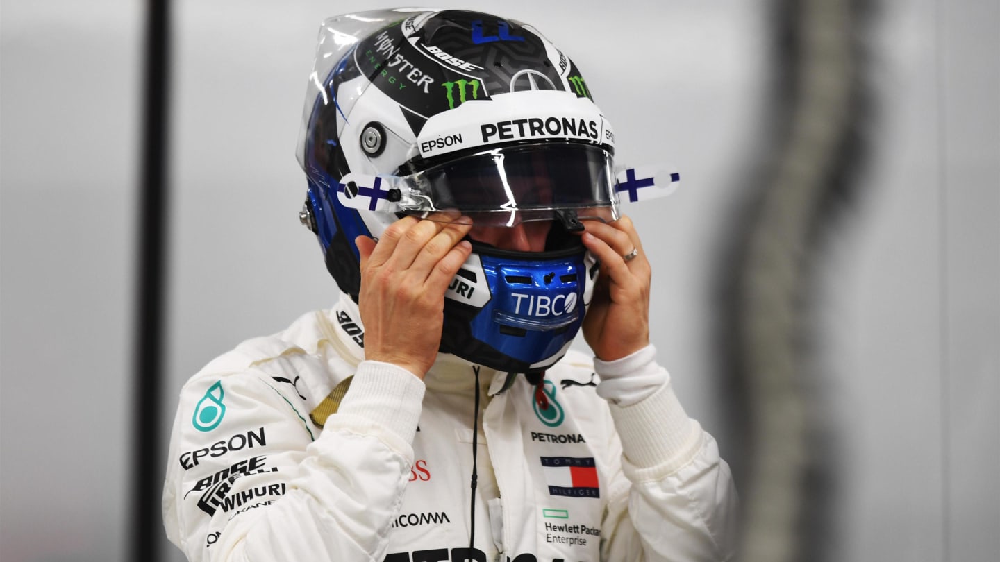 Valtteri Bottas, Mercedes AMG F1 at Formula One World Championship, Rd15, Singapore Grand Prix, Race, Marina Bay Circuit, Singapore, Sunday 16 September 2018.