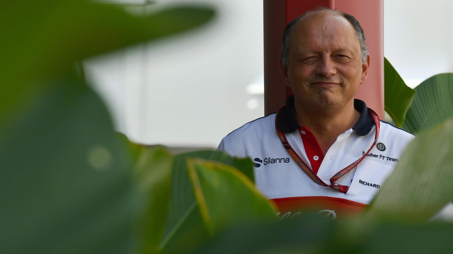 Frederic Vasseur, Alfa Romeo Sauber F1 Team, Team Principal at Formula One World Championship,