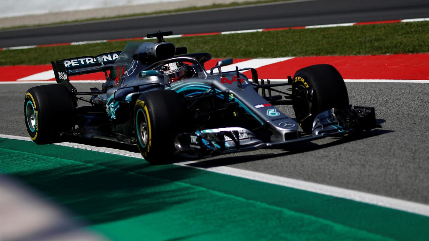 Lewis Hamilton (GBR) Mercedes-AMG F1 W09 EQ Power+ at Formula One World Championship, Rd5, Spanish Grand Prix, Practice, Barcelona, Spain, Friday 11 May 2018. © Manuel Goria/Sutton Images