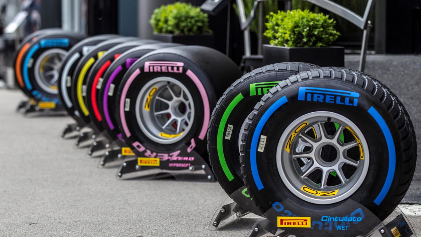Pirelli tyres at Formula One World Championship, Rd5, Spanish Grand Prix, Preparations, Barcelona, Spain, Thursday 10 May 2018. © Manuel Goria/Sutton Images