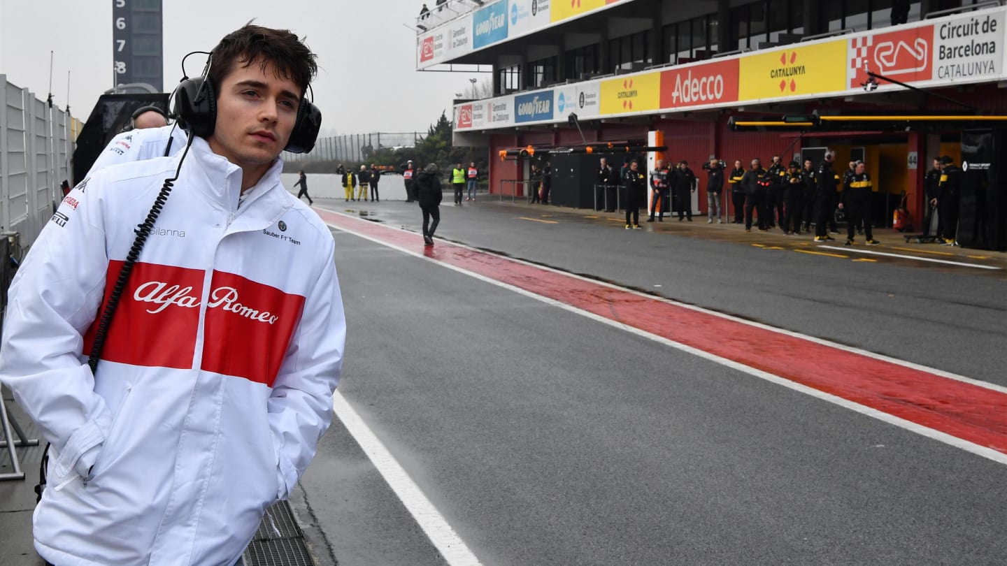 Charles Leclerc (MON) Alfa Romeo Sauber F1 Team at Formula One Testing, Day Four, Barcelona, Spain, 1 March 2018. © Mark Sutton/Sutton Images