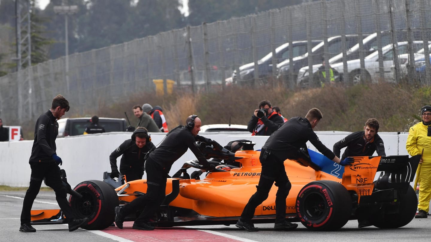 Stoffel Vandoorne (BEL) McLaren MCL33 at Formula One Testing, Day Four, Barcelona, Spain, 1 March 2018. © Mark Sutton/Sutton Images