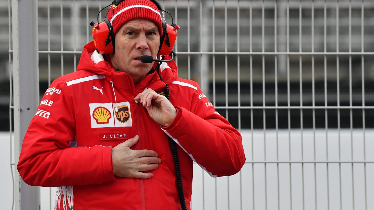 Jock Clear (GBR) Ferrari Chief Engineer at Formula One Testing, Day Two, Barcelona, Spain, 27 February 2018. © Mark Sutton/Sutton Images